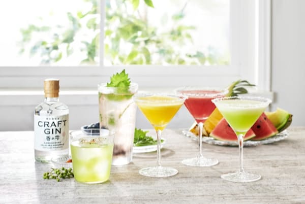 クラフトジンは飲み方の選択肢が多い クラフトジンは飲み方の選択肢が多い