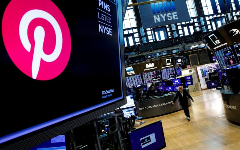 ペイパル株は買収観測で急騰した(20日、NYSE)=ロイター