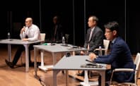 10月1日に開催された「金融DX/SUM」内の講演。マイクロソフトの藤井達人氏（写真右）らも登壇