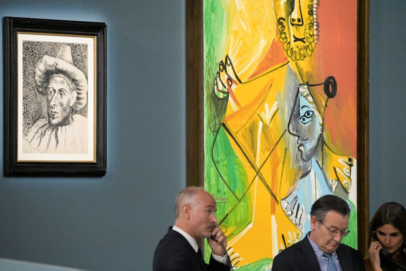 ピカソ作品 計123億円で落札 米で11作品が競売 日本経済新聞 ピカソ作品 計123億円で落札 米で11作品が競売 日本経済新聞