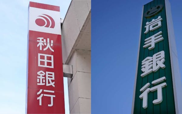 秋田銀と岩手銀の預金残高はともに県内トップ