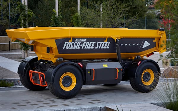 SSABの化石燃料フリー鋼材を使ったボルボの鉱山用運搬車（ボルボ提供）