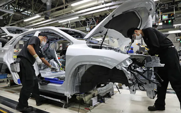 新型コロナ: トヨタ自動車九州、21年度の生産台数前年度割れに: 日本