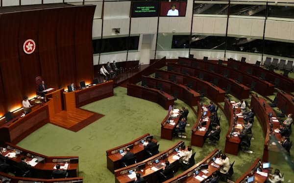 香港立法会は親中派一色になる可能性がある=ロイター