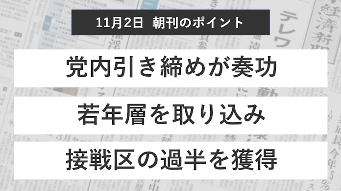 衆議院選挙 自民党なぜ予測超す議席獲得 日本経済新聞