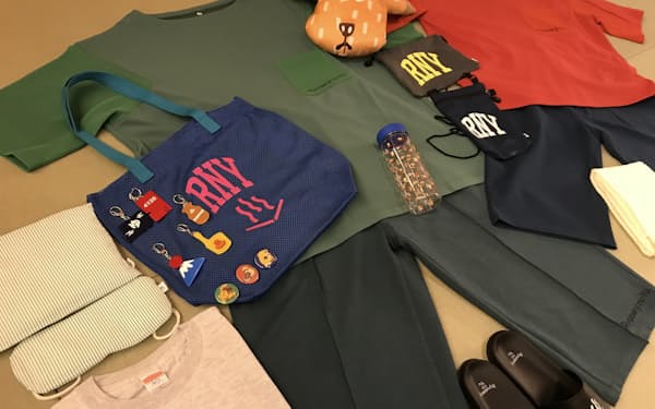 専用グッズや館内着をビームスが監修した