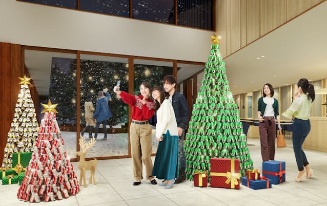 クリスマス飾り付けに空き缶など再利用 星野リゾート 日本経済新聞 クリスマス飾り付けに空き缶など再利用 星野リゾート 日本経済新聞