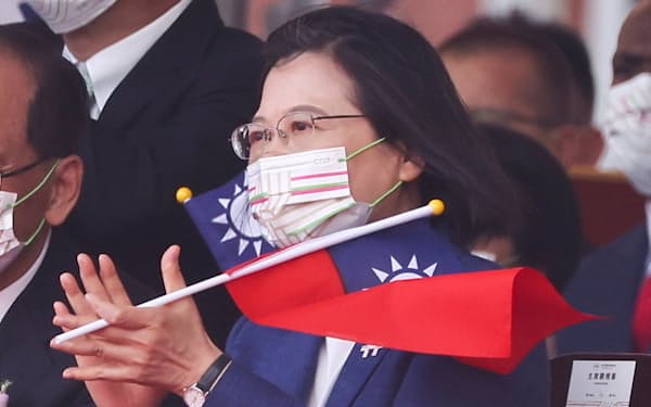 台湾の蔡英文（ツァイ・インウェン）総統は米国との連携強化に傾いている（10月、台北）＝ロイター