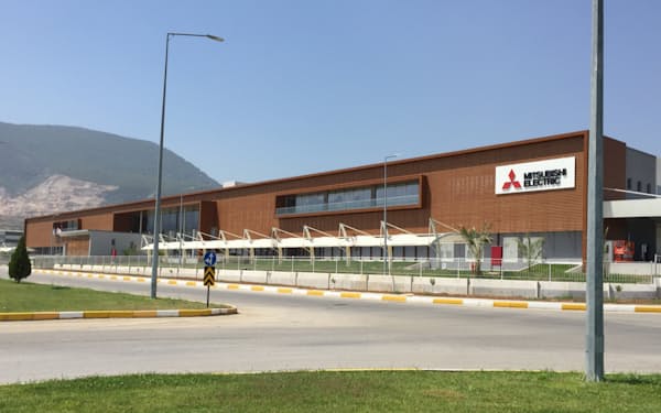 三菱電機のトルコの空調工場。今年、約20億円を投じ、増強した