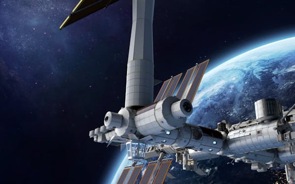 三井物産は民間宇宙ステーション開発のアクシオム・スペースの転換社債を引き受ける（アクシオム社提供）