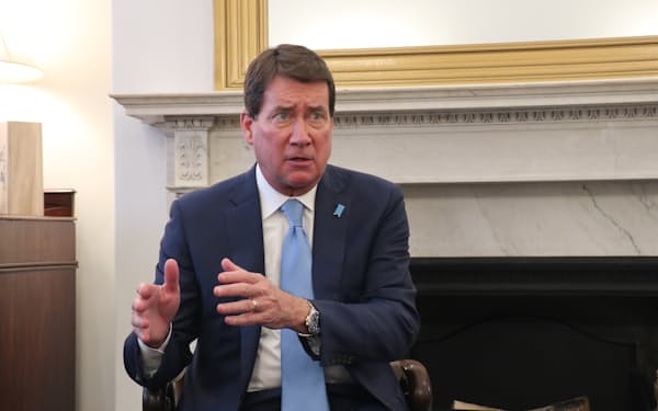 ハガティ氏は約2年間にわたり駐日大使を務めた(18日、ワシントン)