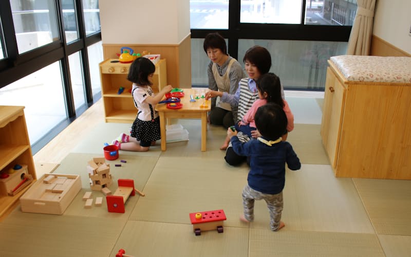 共働きが広がり保育所の需要が高まる中、入所選考にAIを活用する動きも(高松市にある百十四ももっこらんど) 共働きが広がり保育所の需要が高まる中、入所選考にAIを活用する動きも(高松市にある百十四ももっこらんど)
