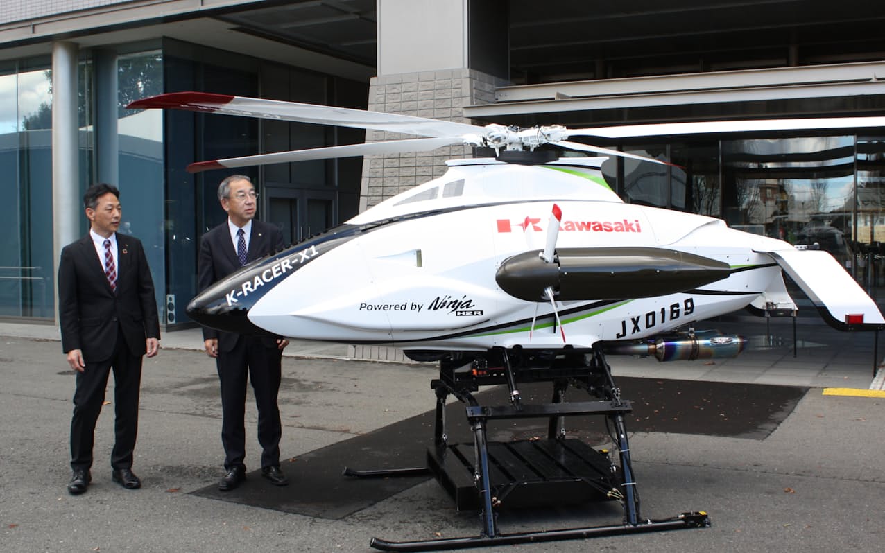 川崎重工が開発中の無人VTOL機