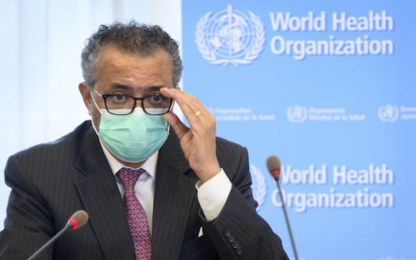 WHOのテドロス事務局長は感染症への対応力向上へ議論の必要性を強調した＝AP