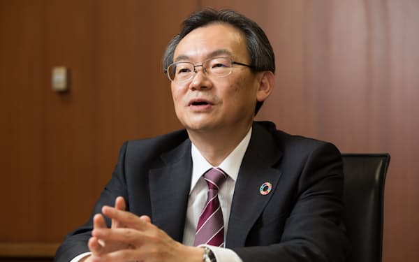 三菱UFJ銀行の半沢淳一頭取