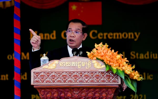 ミャンマー問題の事態打開に意欲を示すカンボジアのフン・セン首相＝ロイター