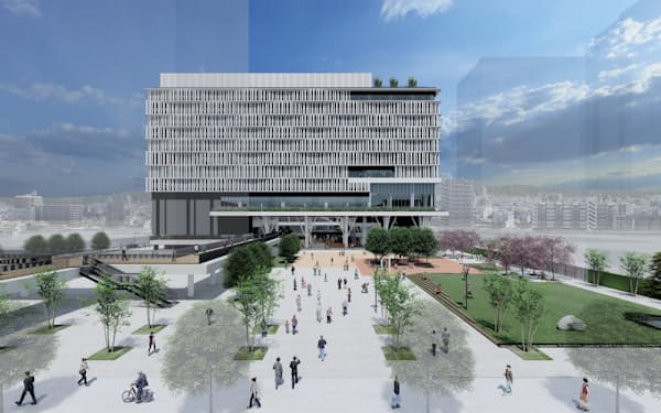 2025年４月の整備完了を予定する大阪公立大学森之宮キャンパスのイメージ（大阪公立大学提供）