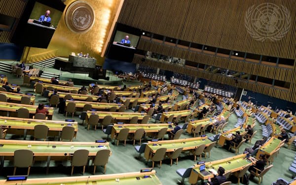 国連総会は17年連続で北朝鮮の人権状況を非難する決議を採択した=国連提供
