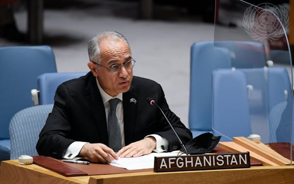 アフガニスタンのイサクザイ前国連大使=国連提供