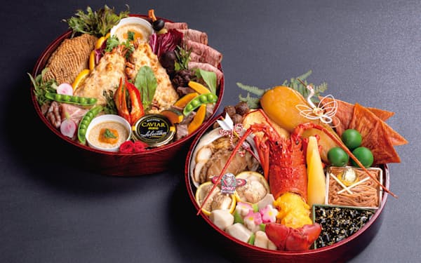 ホテルブエナビスタ(長野県松本市)は開業30周年を記念して宿泊券やフランス料理のコース付きおせち「萬亀~ばんき~」を発売した