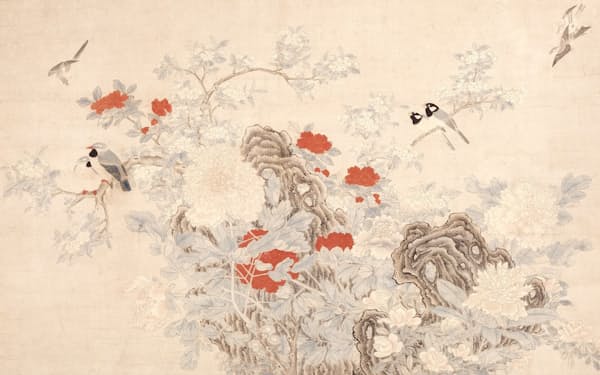 呉師虔（山口宗季）は中国・福州で学んだ（「花鳥図」、1715年、大和文華館蔵）