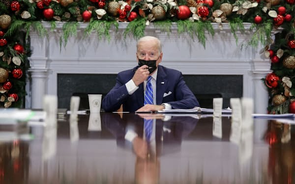 米国は成長の源だった人口増が鈍っている(バイデン米大統領)=ロイター