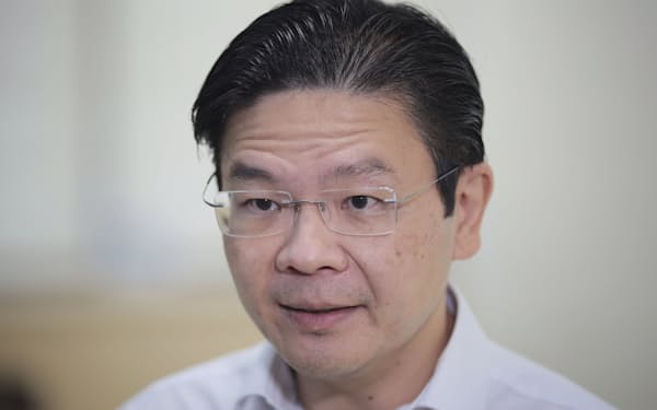シンガポールのローレンス・ウォン財務相は次期首相候補の一人と目される＝AP