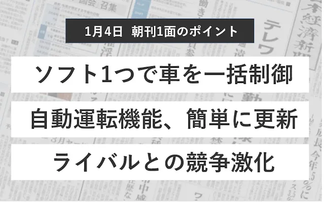 トヨタの車載OS、何ができる?: 日本経済新聞