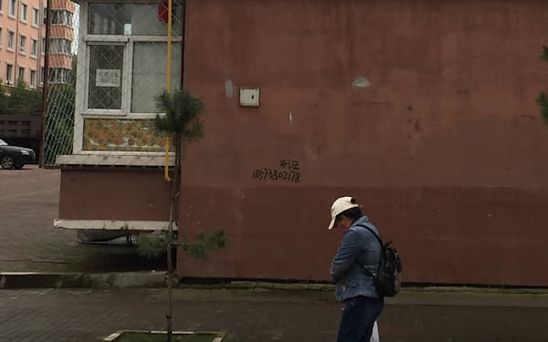 住民の高齢化も進んでいる(2019年、黒竜江省鶴崗市)