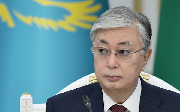 カザフスタンのトカエフ大統領＝ロイター