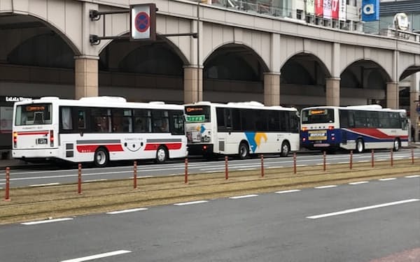 熊本のバス５社の共同経営計画を国交省が認可した（熊本市）