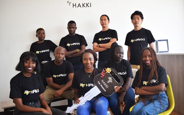 SBIアフリカが提携するHAKKI AFRICAの社員ら