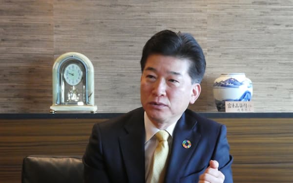グループ会社には「自立と連携を求めたい」と語る静岡銀行の柴田久頭取