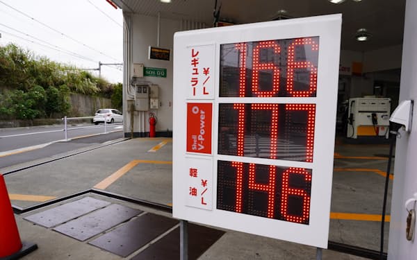 ガソリン価格は昨年秋から大きく上昇している