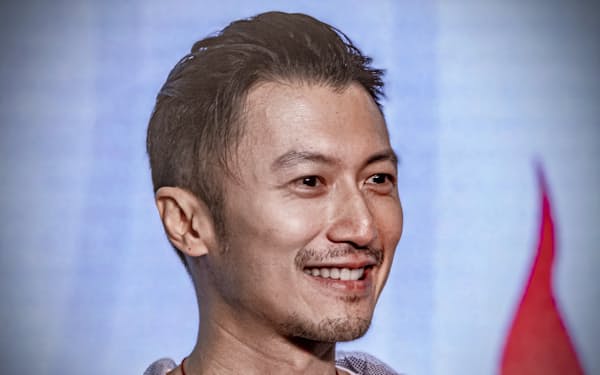 カナダ国籍からの離脱を明かした香港の俳優、謝霆鋒(ニコラス・ツェー)氏=AP
