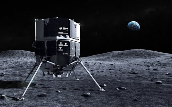 ispaceが開発する月着陸船（イメージ図）
