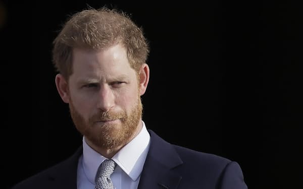 ヘンリー英王子=2020年1月、ロンドンのバッキンガム宮殿（AP=共同）