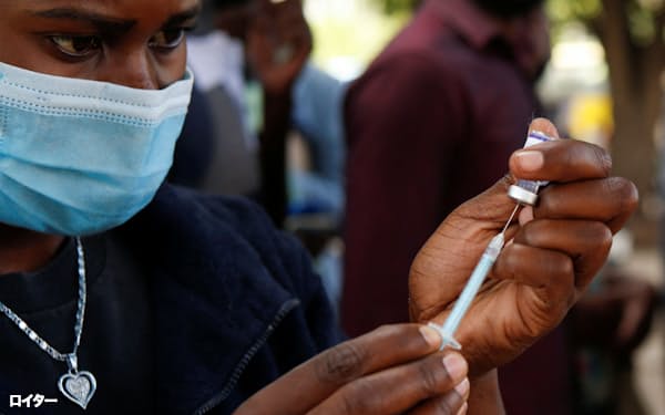 ケニアでは新型コロナウイルスのワクチン接種が遅れている=ロイター