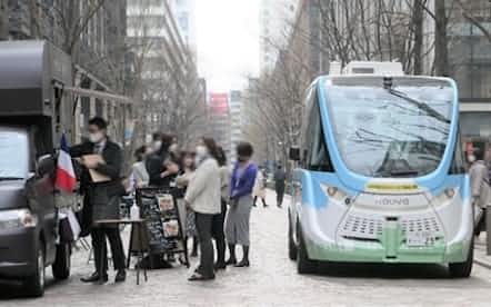NTTデータの都市OSに自動運転バスなどの運行データを格納