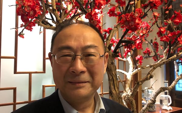 中国人民大の金燦栄教授（2022年１月、北京市）