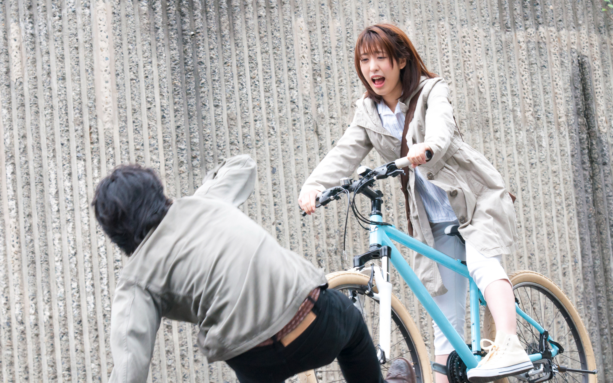 自転車通勤には事故のリスクがつきもの(写真はイメージ=PIXTA)