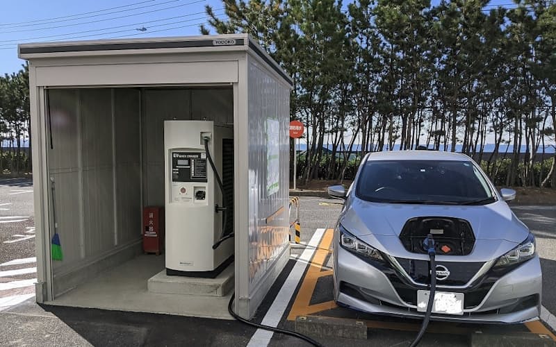 千葉市が市内の清掃工場に設置した急速充電器は一般も使える 千葉市が市内の清掃工場に設置した急速充電器は一般も使える