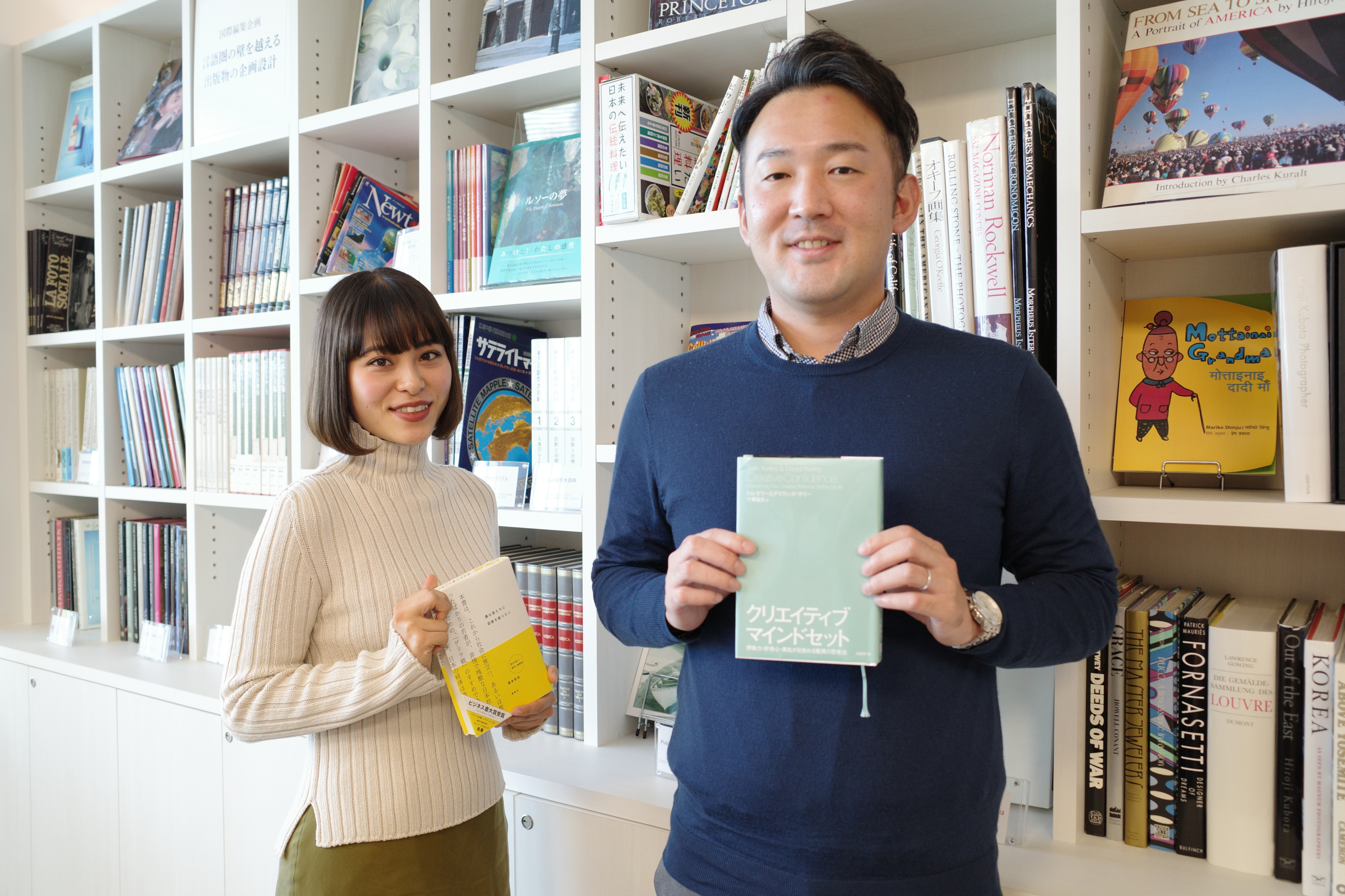 大日本印刷で採用を担当する乾さん(写真右)と笹倉さん
