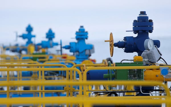 ロシア国営ガス最大手ガスプロムが所有する油田（北極圏ヤマル半島）＝ロイター