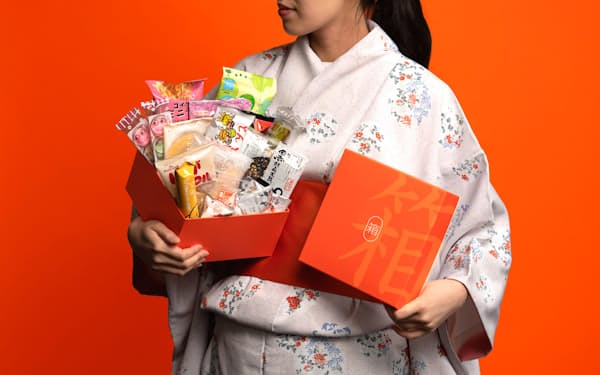 ボックスは日本の菓子を箱に詰め、海外に配送するサービスを手掛ける