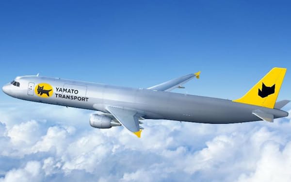 JALとヤマトHDが組んで貨物専用機の運航を始める（機体デザインはイメージ）