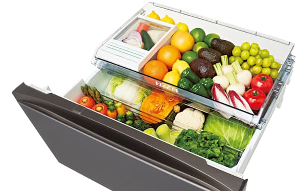 「使い切り野菜BOX」の上部はガラスのフタが付いており、中身を確認しやすい