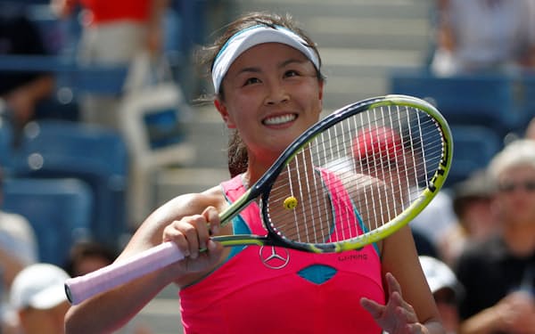 中国の女子プロテニス選手、彭帥さん＝ロイター