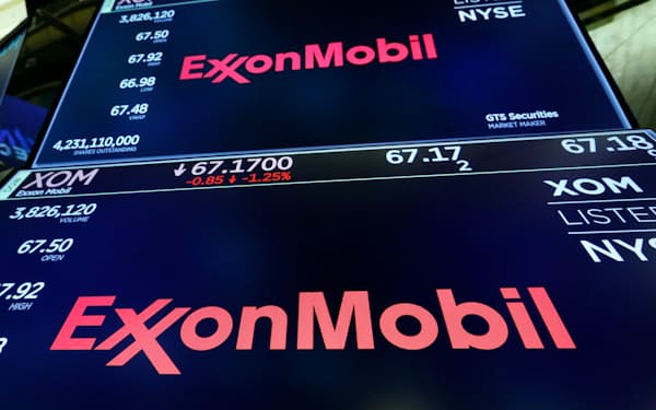 米石油大手エクソンモービルは事業部門を3つに集約する=AP