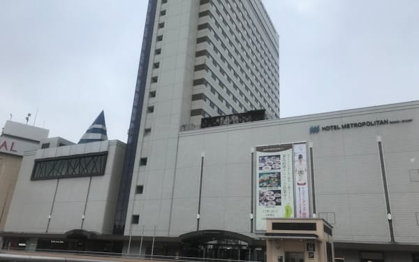 仙台駅周辺でＪＲ東系のホテルは3棟目となる（写真はホテルメトロポリタン仙台）